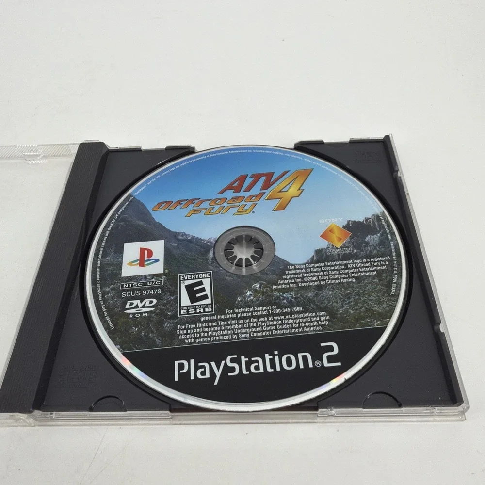 ATV Offroad Fury 4 Playstation 2 Sony Tested and Works
